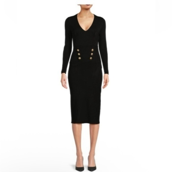 Derek Lam Dresses & Skirts - DEREK LAM
Guinevere V Neck Sheath Midi Dress